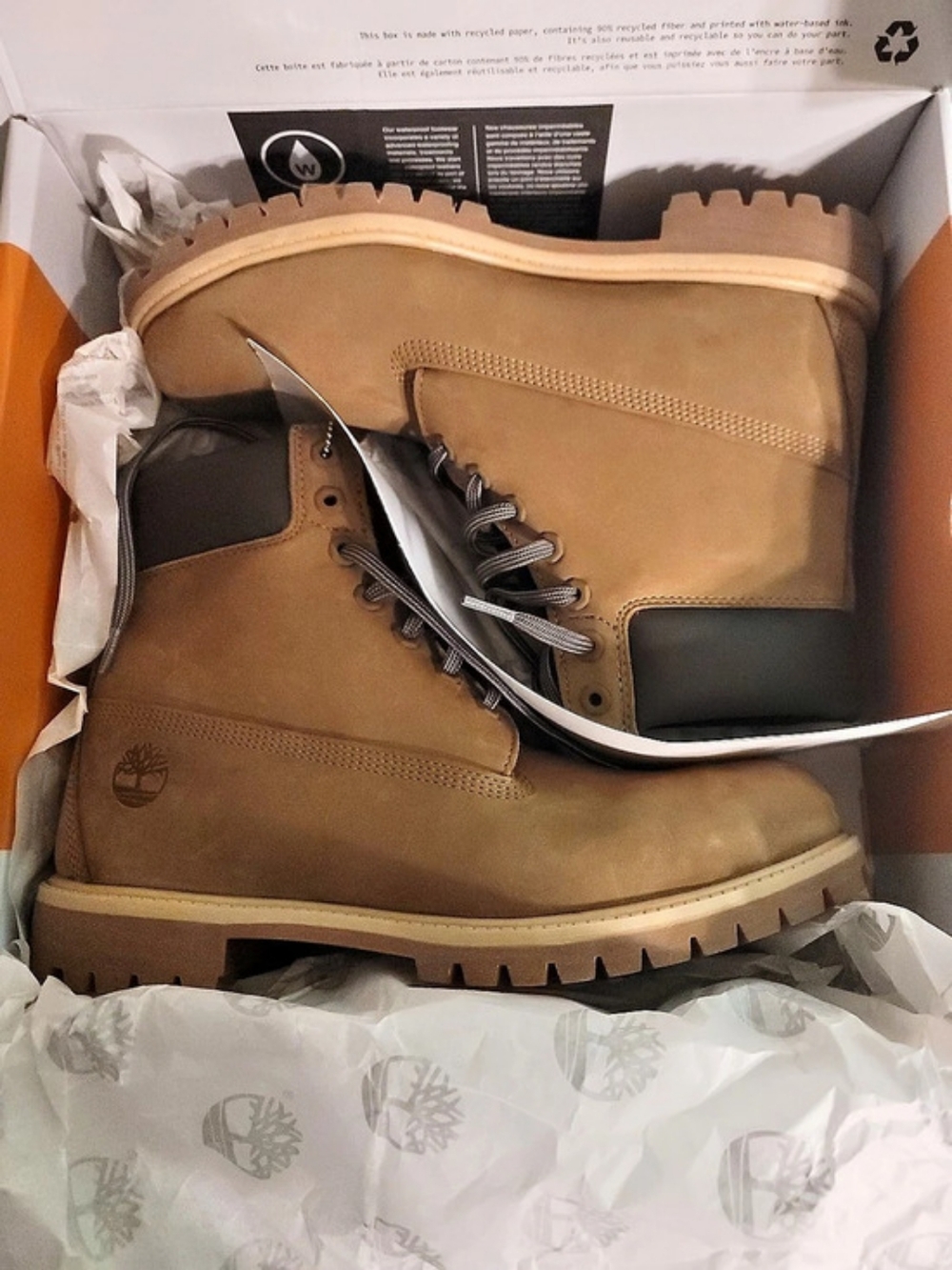 Timberland Men's 6-Inch Premium Waterproof Boot Brown & Black
